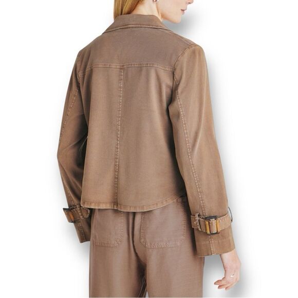 SPLENDID Women’s Portia Double Breasted Jacket in the Size Large in Macchiato - Picture 5 of 9